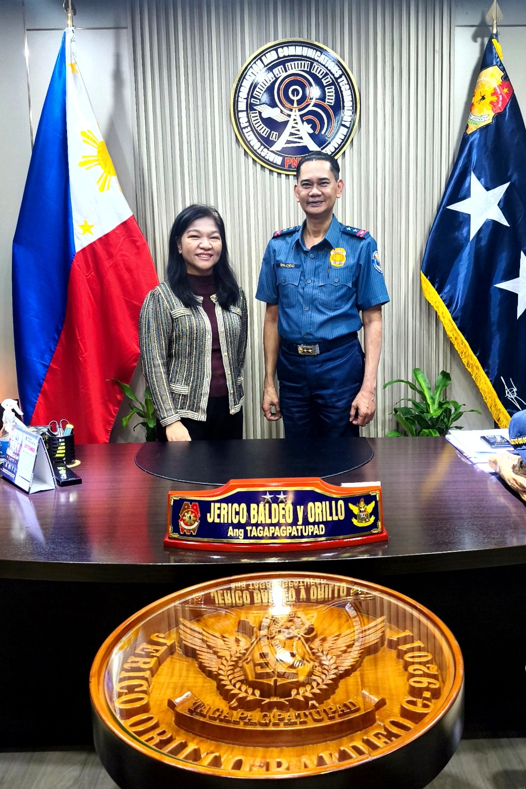 Magie Antonio and PMGEN Jerico Baldeo