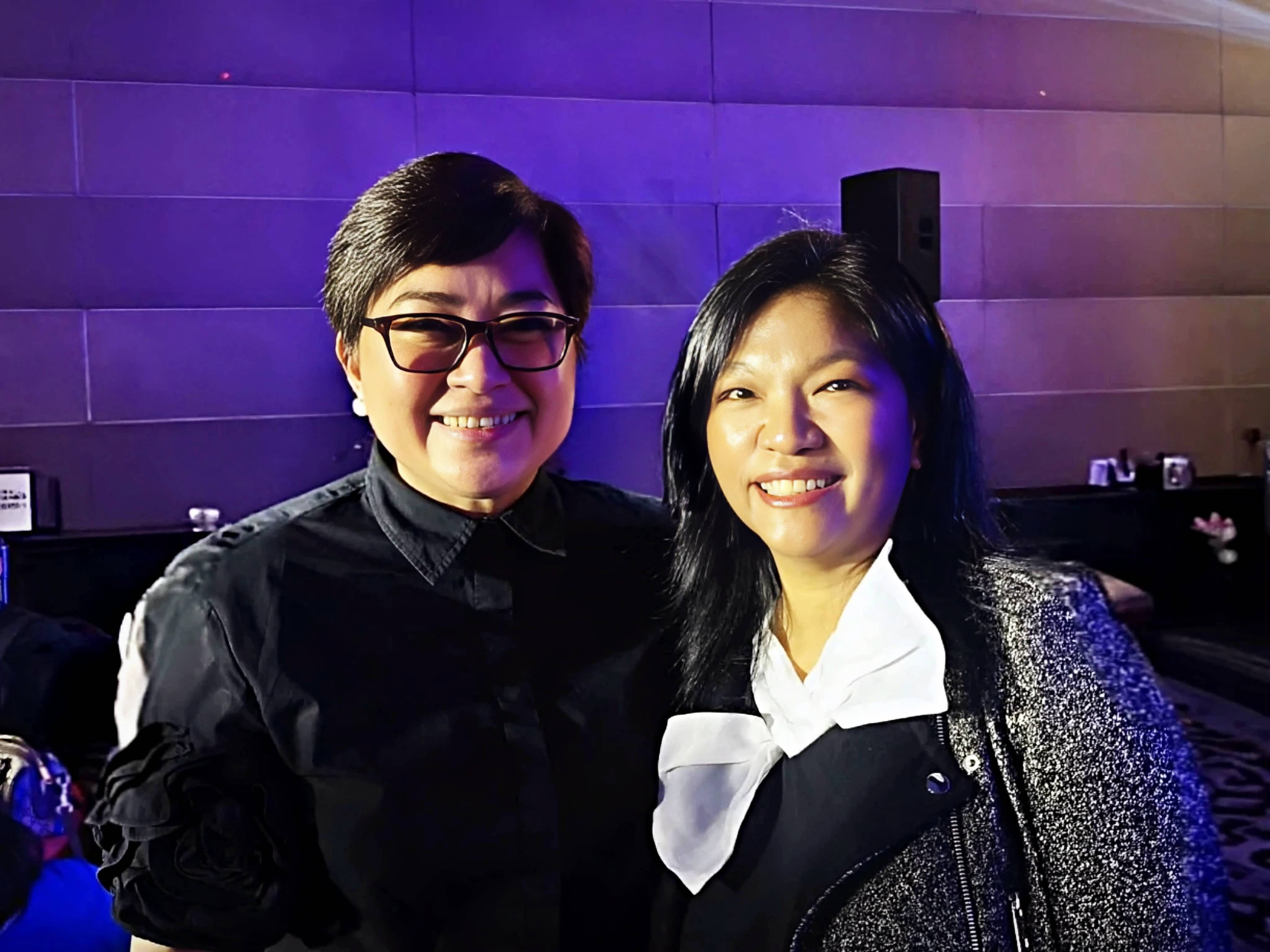 Magie Antonio and Leah Camilla Besa-Jimenez